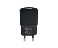 FOREVER 1xUSB 2A TC-01 czarna - 1390263 - zdjęcie 1
